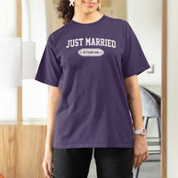 Just Married 50 Years Ago T Shirt For Women 50th Wedding Anniversary Matching