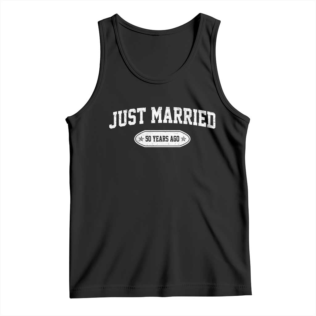Just Married 50 Years Ago Tank Top 50th Wedding Anniversary Matching