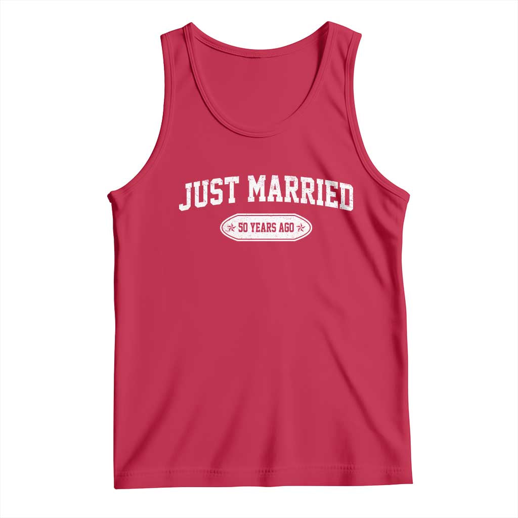 Just Married 50 Years Ago Tank Top 50th Wedding Anniversary Matching