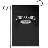 Just Married 30 Years Ago Garden Flag 30th Wedding Anniversary Matching