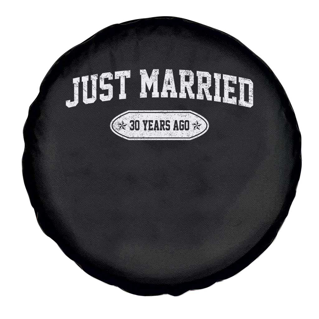 Just Married 30 Years Ago Spare Tire Cover 30th Wedding Anniversary Matching