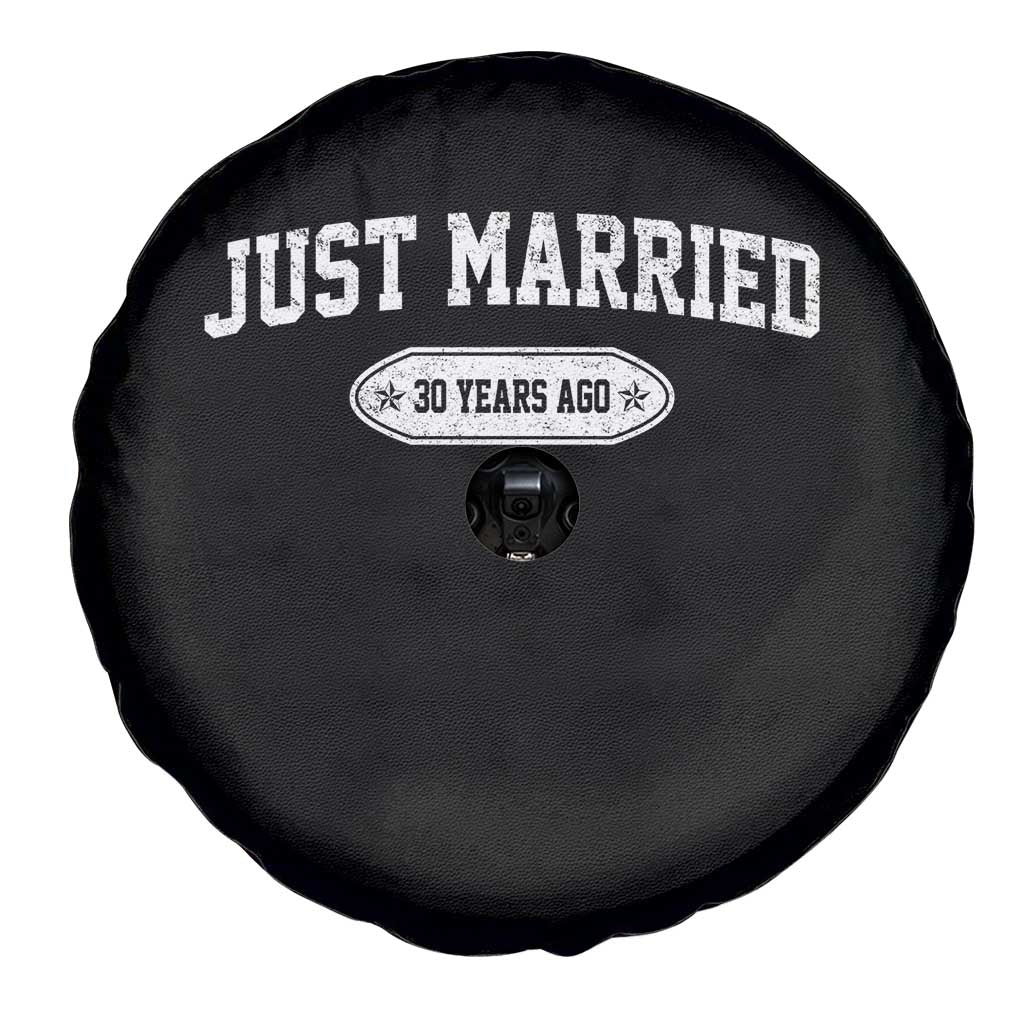 Just Married 30 Years Ago Spare Tire Cover 30th Wedding Anniversary Matching