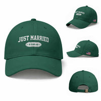 Just Married 30 Years Ago Baseball Cap 30th Wedding Anniversary Matching