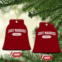 Just Married 30 Years Ago Ceramic Ornament 30th Wedding Anniversary Matching