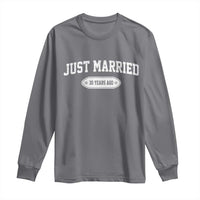 Just Married 30 Years Ago Long Sleeve Shirt 30th Wedding Anniversary Matching