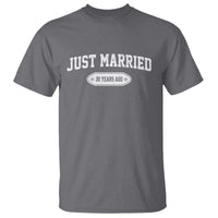 Just Married 30 Years Ago T Shirt 30th Wedding Anniversary Matching