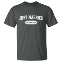 Just Married 30 Years Ago T Shirt 30th Wedding Anniversary Matching