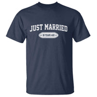 Just Married 30 Years Ago T Shirt 30th Wedding Anniversary Matching