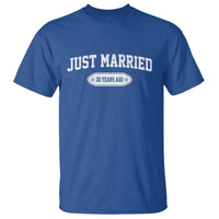 Just Married 30 Years Ago T Shirt 30th Wedding Anniversary Matching