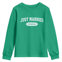 Just Married 30 Years Ago Youth Sweatshirt 30th Wedding Anniversary Matching