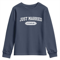 Just Married 30 Years Ago Youth Sweatshirt 30th Wedding Anniversary Matching