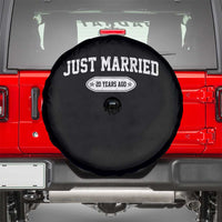 Just Married 20 Years Ago Spare Tire Cover 20th Wedding Anniversary Matching