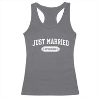 Just Married 20 Years Ago Racerback Tank Top 20th Wedding Anniversary Matching