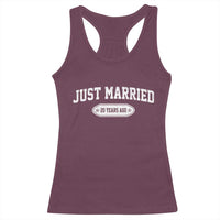 Just Married 20 Years Ago Racerback Tank Top 20th Wedding Anniversary Matching