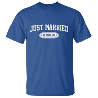 Just Married 20 Years Ago T Shirt 20th Wedding Anniversary Matching