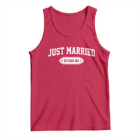 Just Married 20 Years Ago Tank Top 20th Wedding Anniversary Matching