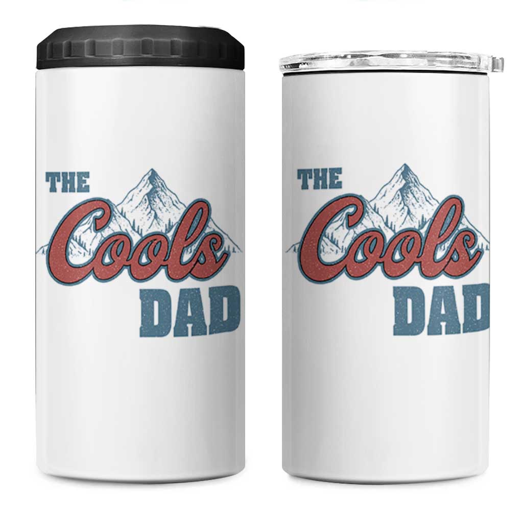 The Cool Dad 4 in 1 Can Cooler Tumbler Fathers Day Gifts