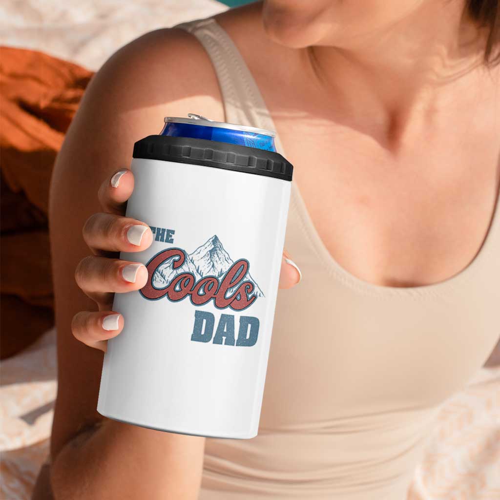 The Cool Dad 4 in 1 Can Cooler Tumbler Fathers Day Gifts
