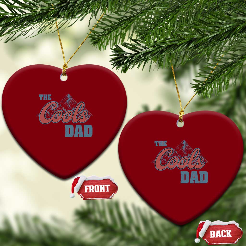 The Cool Dad Ceramic Ornament Fathers Day Gifts - Wonder Print Shop