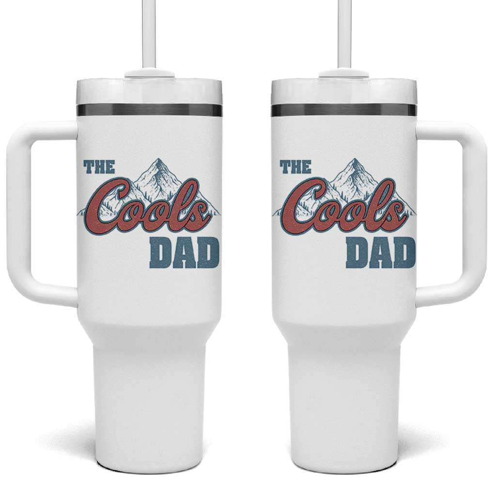 The Cool Dad Tumbler With Handle Fathers Day Gifts