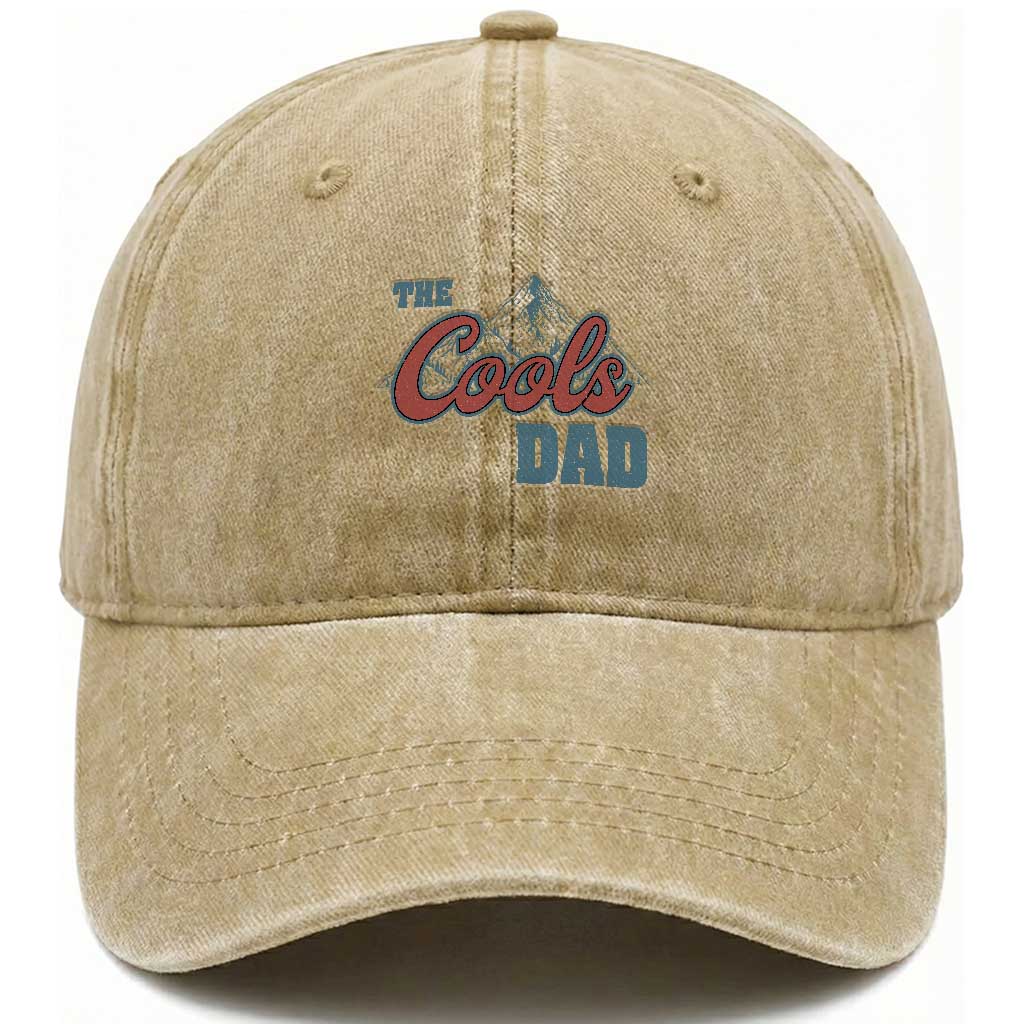 Cool Dad Washed Cotton Baseball Cap Fathers Day Gifts