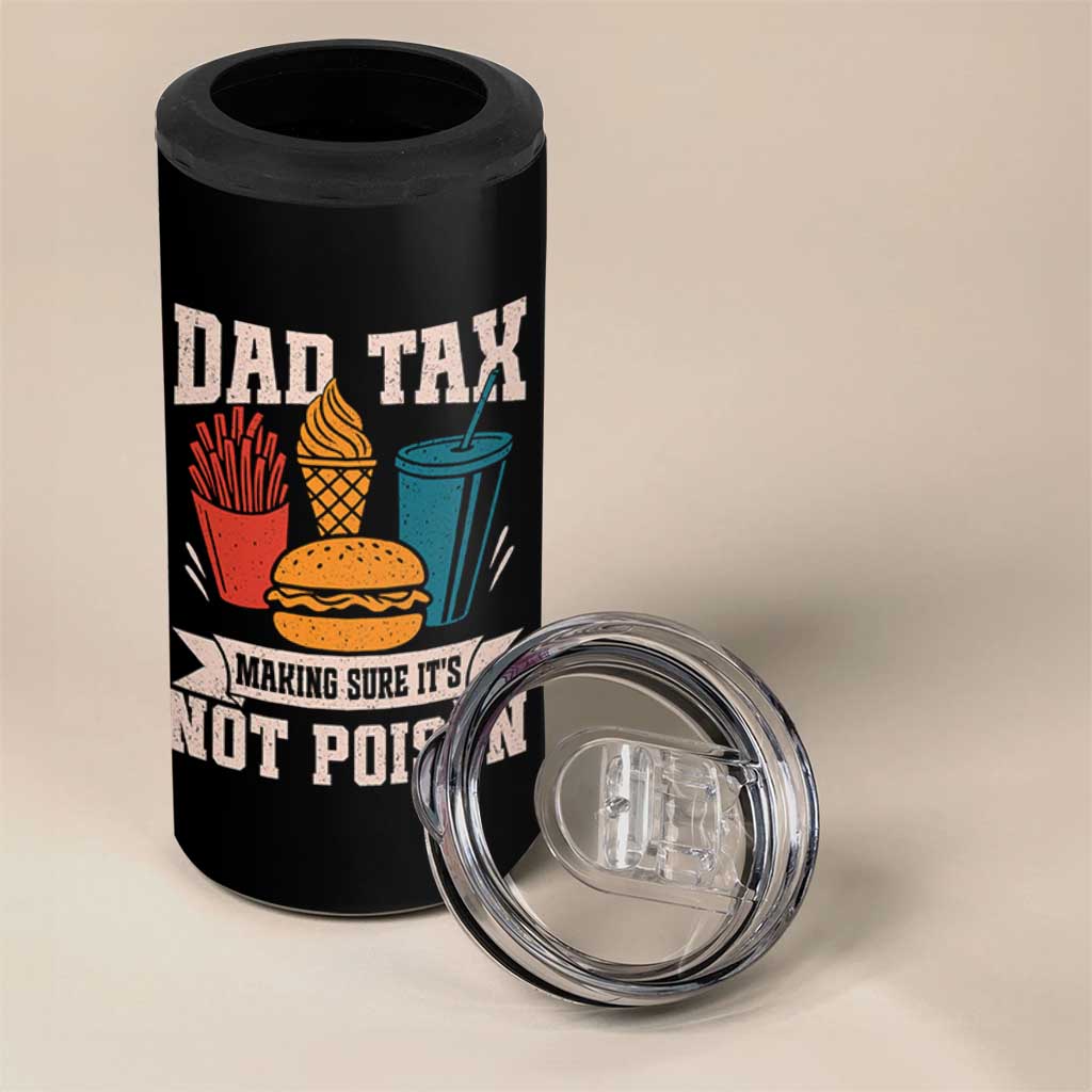 Dad Tax 4 in 1 Can Cooler Tumbler Making Sure It's Not Poison Fathers Day Gifts