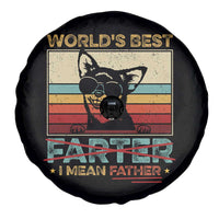 Funny Dad Dog Spare Tire Cover Fathers Day World's Best Farter I Mean Father