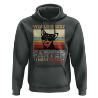 Funny Dad Dog Hoodie Fathers Day World's Best Farter I Mean Father