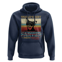 Funny Dad Dog Hoodie Fathers Day World's Best Farter I Mean Father