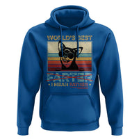 Funny Dad Dog Hoodie Fathers Day World's Best Farter I Mean Father
