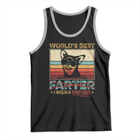 Funny Dad Dog Tank Top Fathers Day World's Best Farter I Mean Father