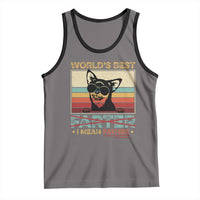 Funny Dad Dog Tank Top Fathers Day World's Best Farter I Mean Father