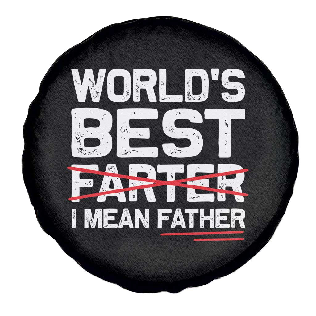 Retro World's Best Farter I Mean Father Spare Tire Cover Funny Best Dad