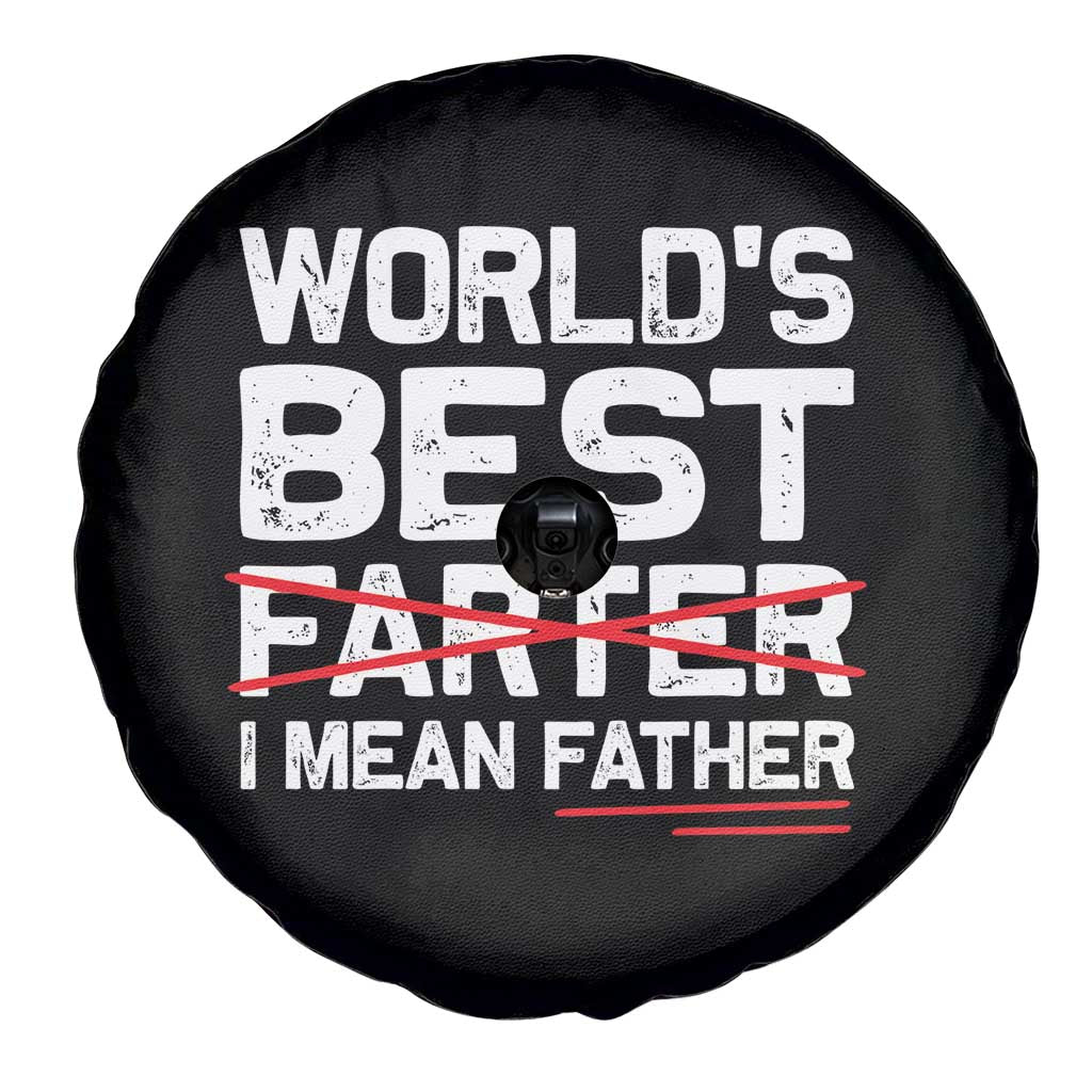 Retro World's Best Farter I Mean Father Spare Tire Cover Funny Best Dad
