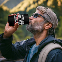 Retro World's Best Farter I Mean Father 4 in 1 Can Cooler Tumbler Funny Best Dad