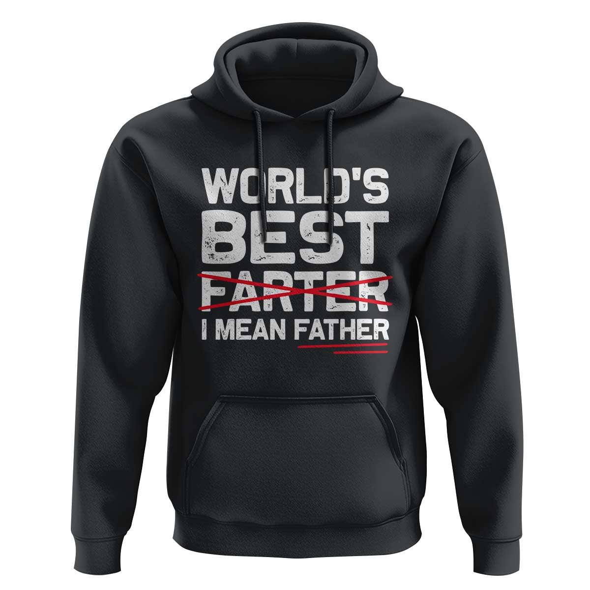 Retro World's Best Farter I Mean Father Hoodie Funny Best Dad