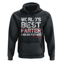 Retro World's Best Farter I Mean Father Hoodie Funny Best Dad