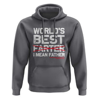 Retro World's Best Farter I Mean Father Hoodie Funny Best Dad