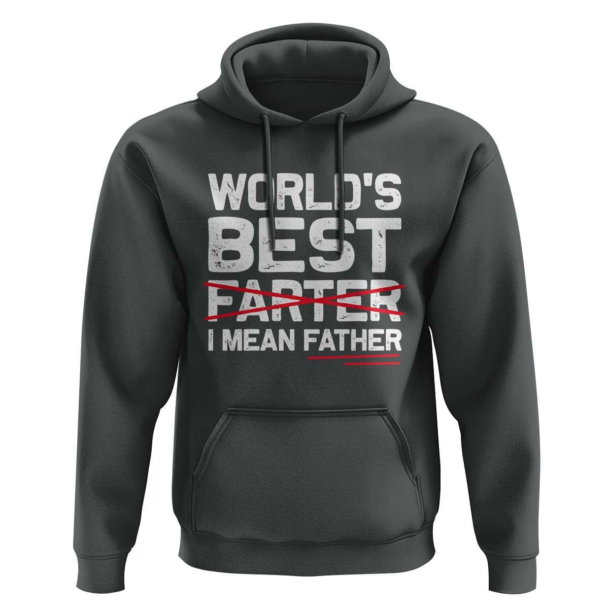 Retro World's Best Farter I Mean Father Hoodie Funny Best Dad
