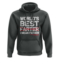 Retro World's Best Farter I Mean Father Hoodie Funny Best Dad