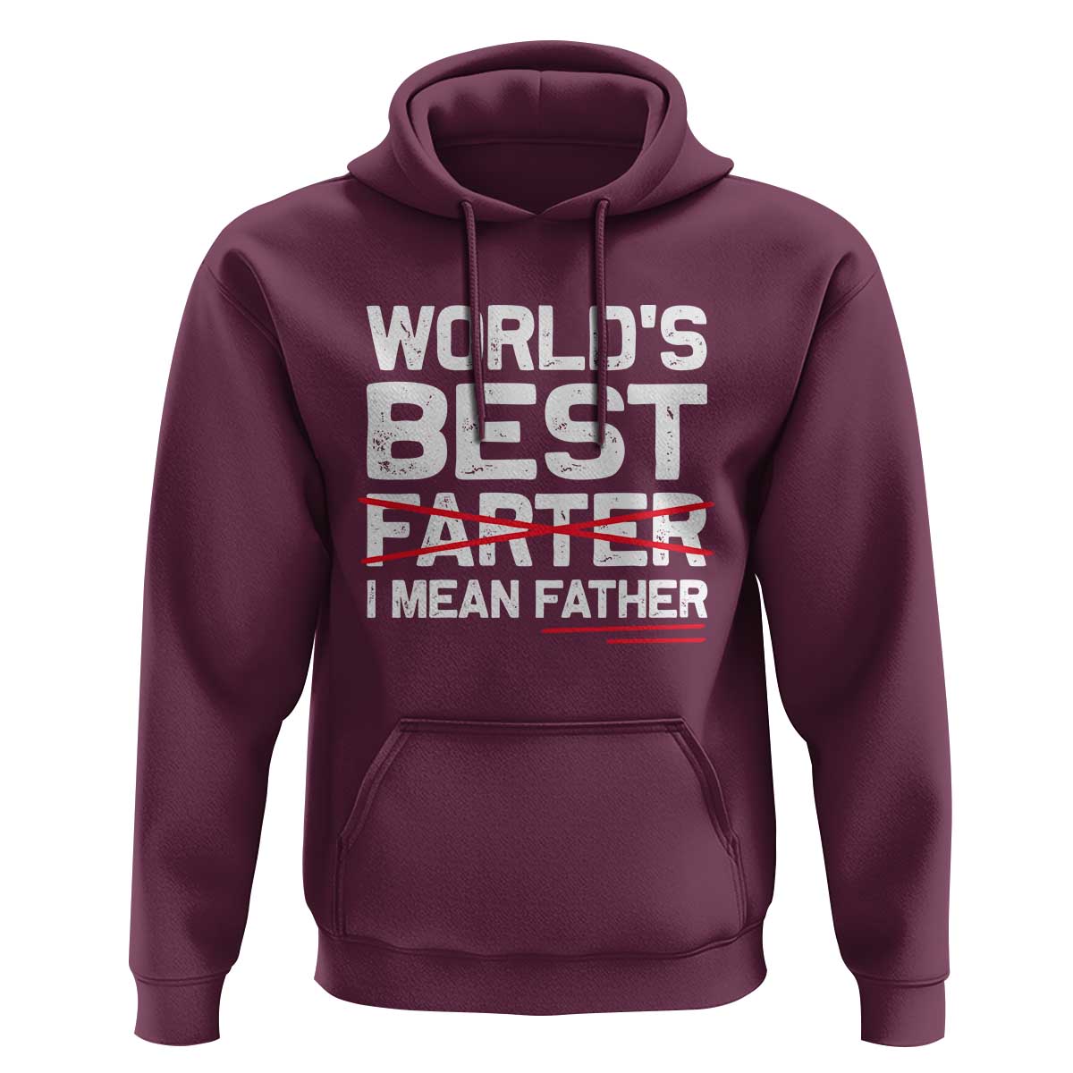 Retro World's Best Farter I Mean Father Hoodie Funny Best Dad