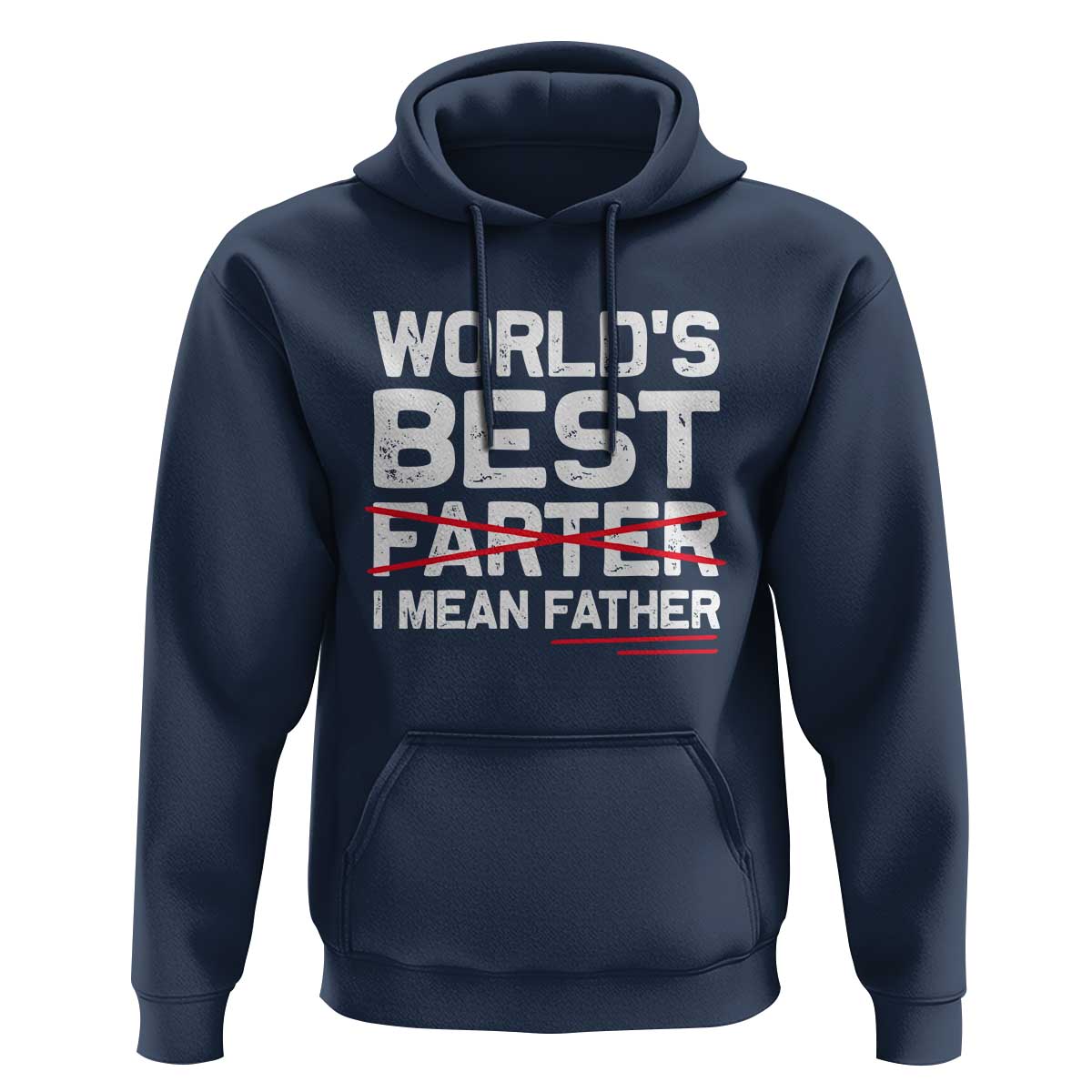 Retro World's Best Farter I Mean Father Hoodie Funny Best Dad