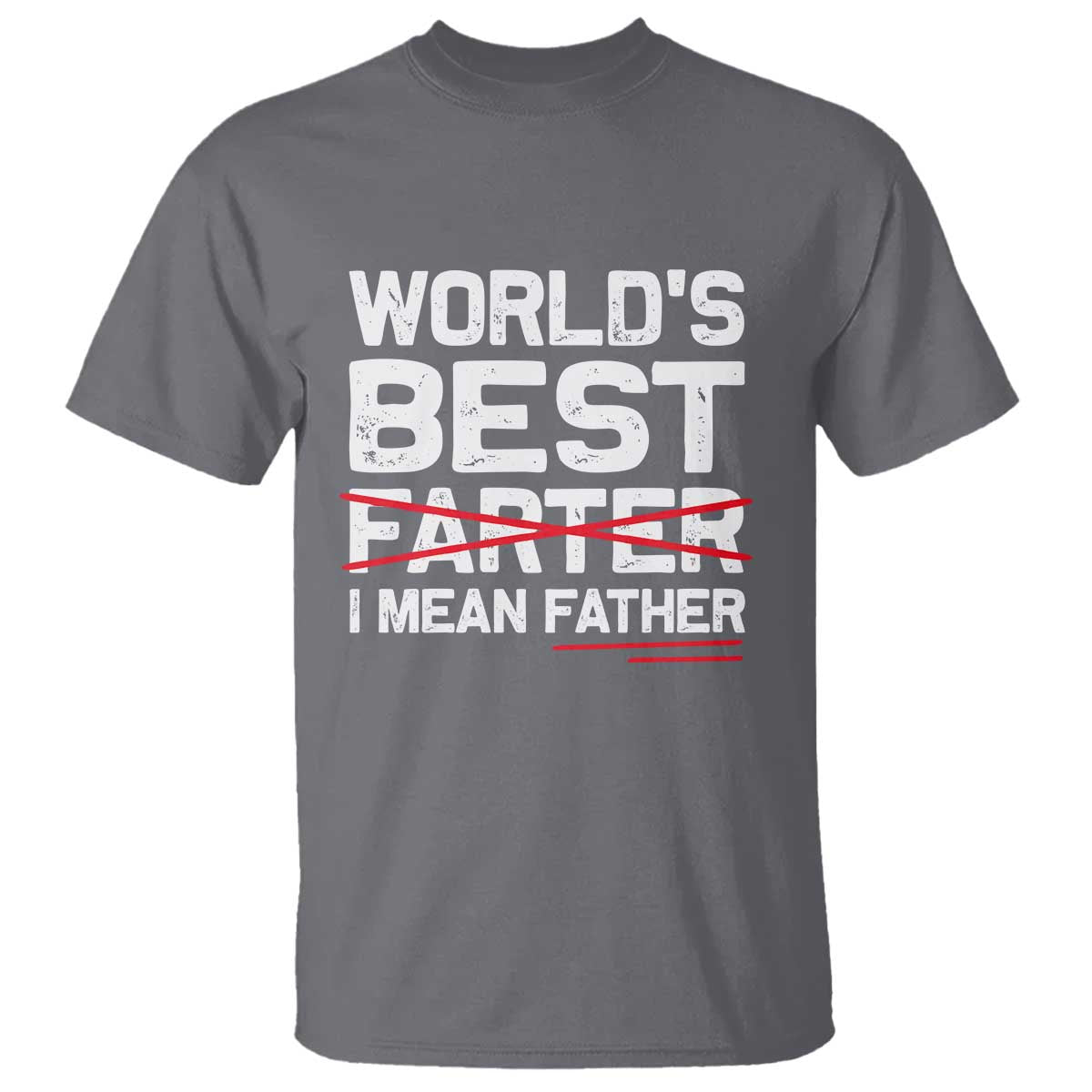 Retro World's Best Farter I Mean Father T Shirt Funny Best Dad