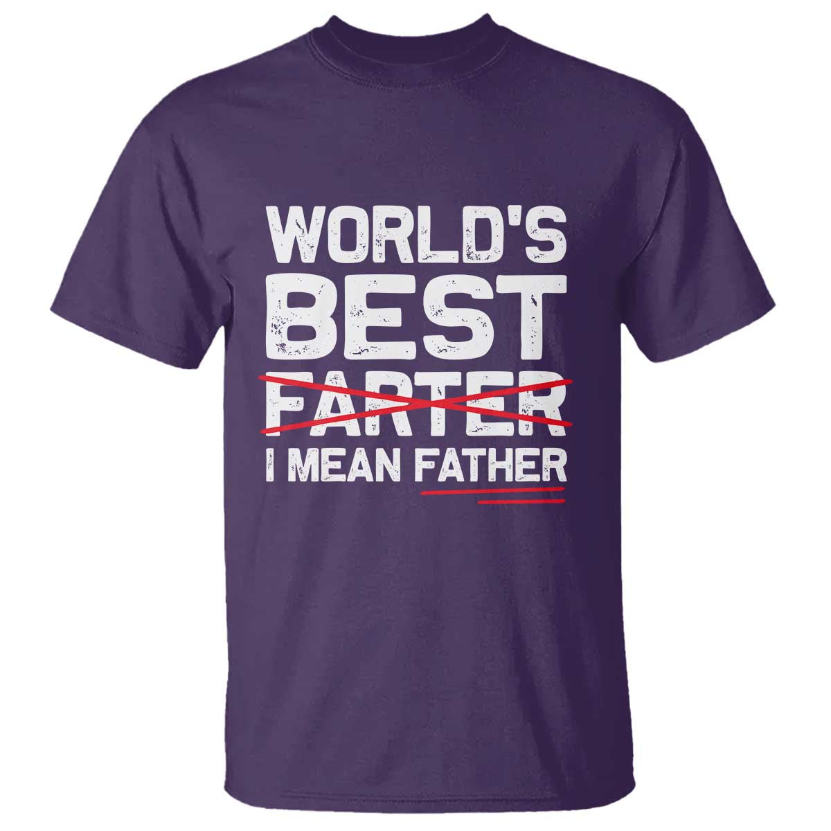 Retro World's Best Farter I Mean Father T Shirt Funny Best Dad