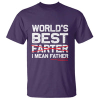 Retro World's Best Farter I Mean Father T Shirt Funny Best Dad