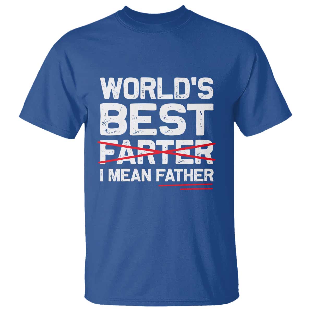 Retro World's Best Farter I Mean Father T Shirt Funny Best Dad