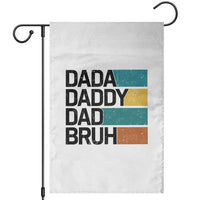 Dada Daddy Dad Bruh Garden Flag Funny Fathers Day Bruh - Wonder Print Shop