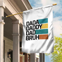 Dada Daddy Dad Bruh Garden Flag Funny Fathers Day Bruh - Wonder Print Shop