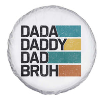 Dada Daddy Dad Bruh Spare Tire Cover Funny Fathers Day Bruh - Wonder Print Shop