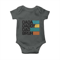 Dada Daddy Dad Bruh Baby Onesie Funny Fathers Day Bruh - Wonder Print Shop